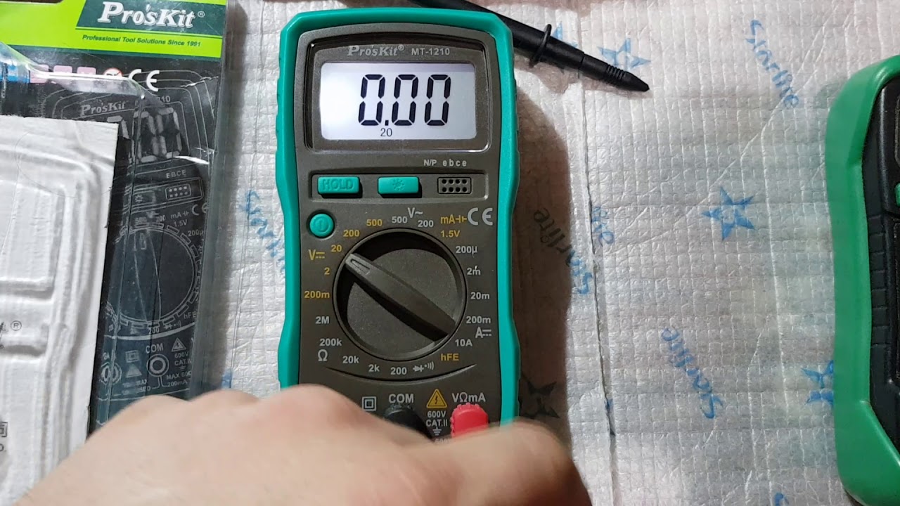 Тестер мультиметр Pro'sKit MT-1210