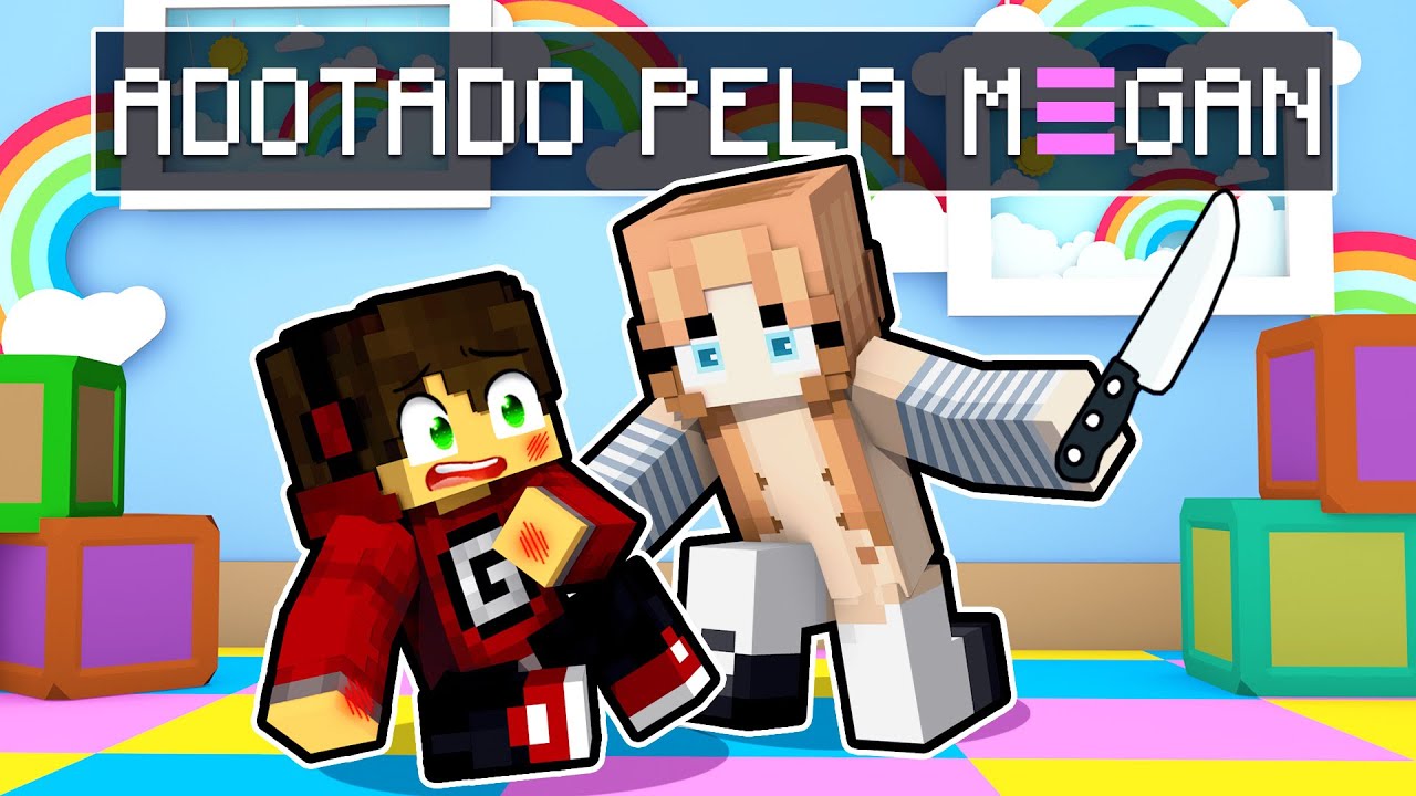 Fui adotado pela M3GAN no Minecraft