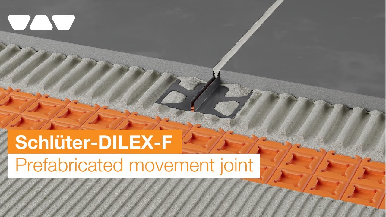 Schlüter-DILEX-F movement joint