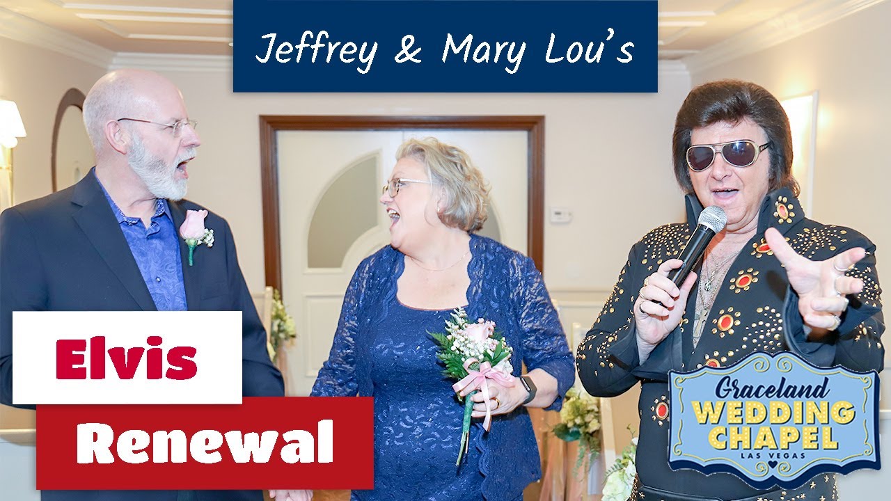 Jeffrey & Mary Lou's Elvis Renewal Ceremony at Graceland Chapel | Las Vegas