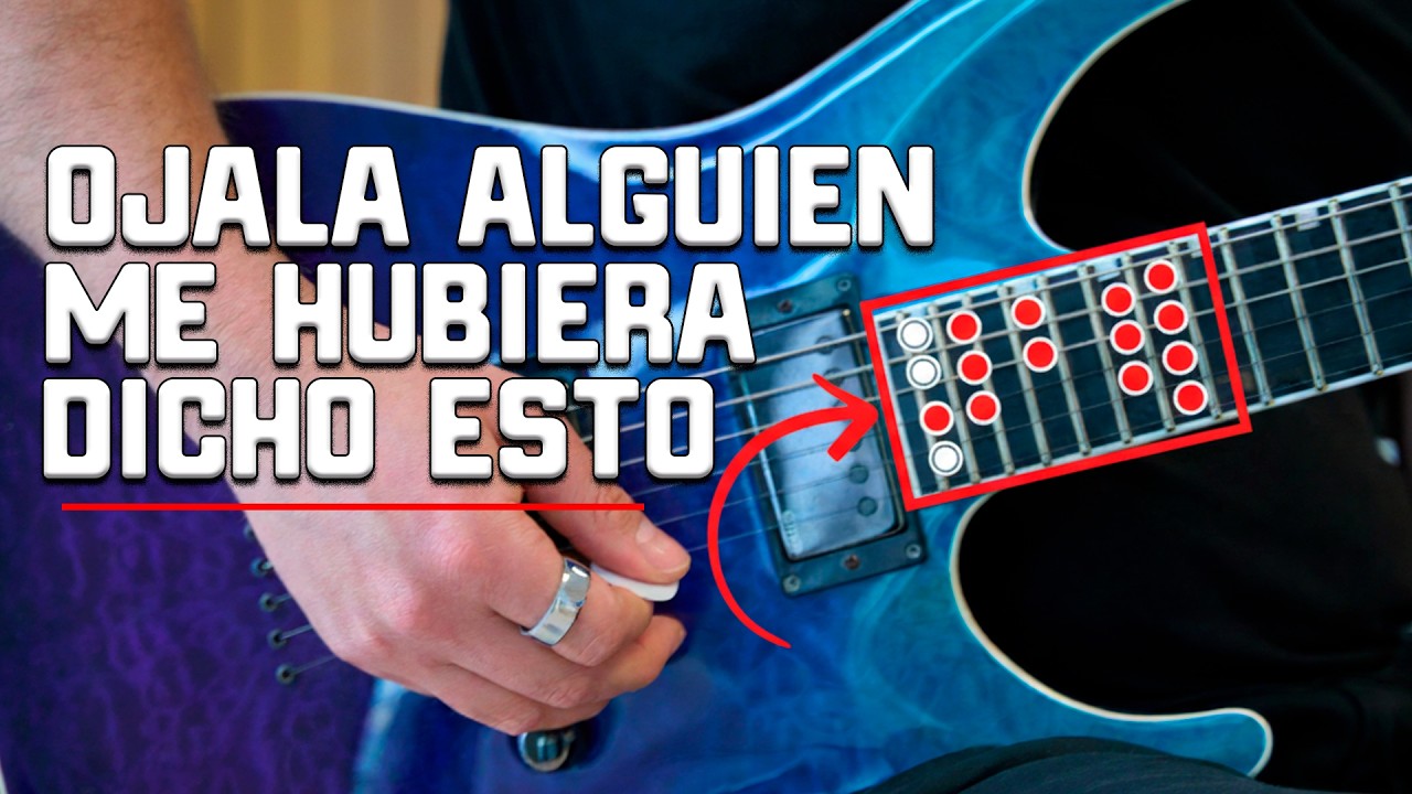 ¿Sigues tocando con las típicas cajitas pentatónicas? Esto te va a cambiar el chip