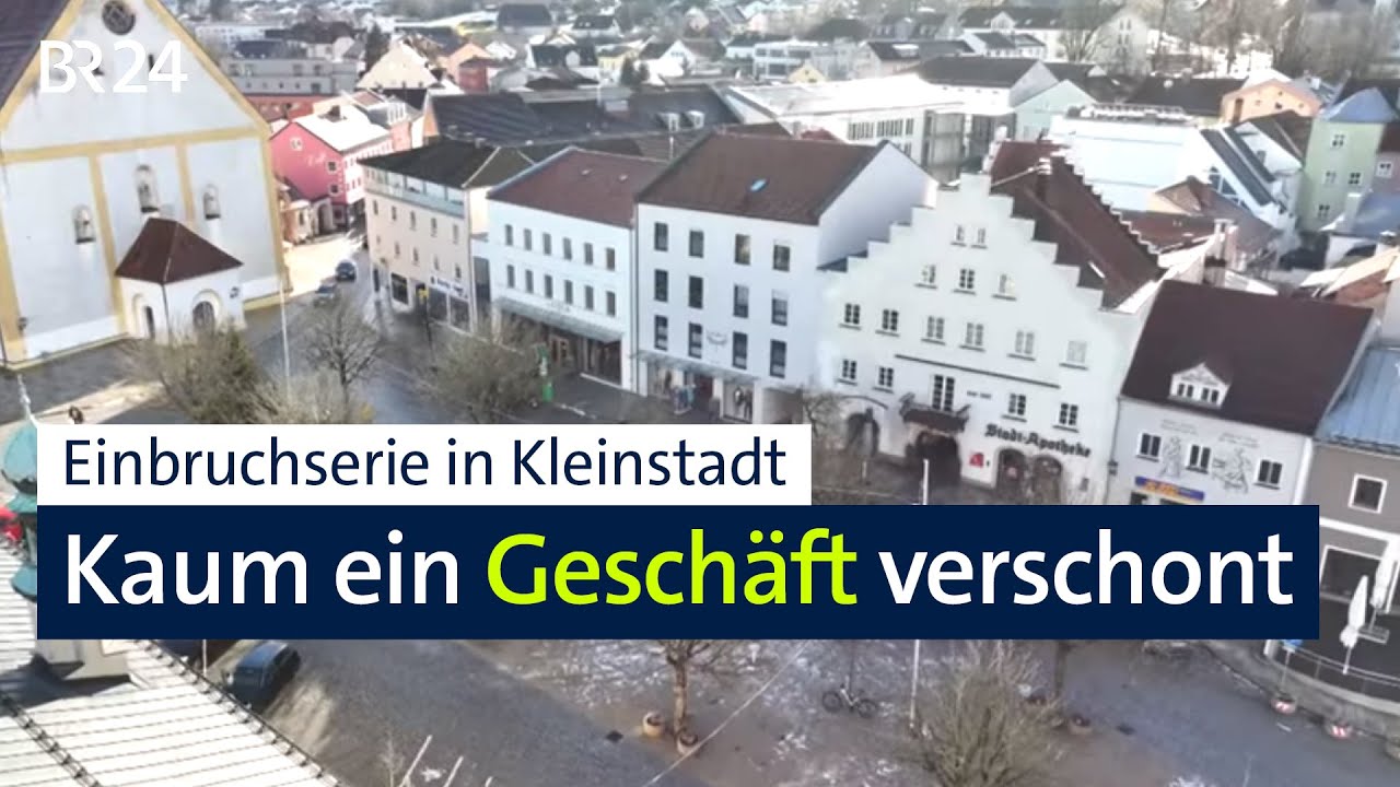 So eine Einbruchserie hat es in Viechtach nie zuvor gegeben | Abendschau | BR24