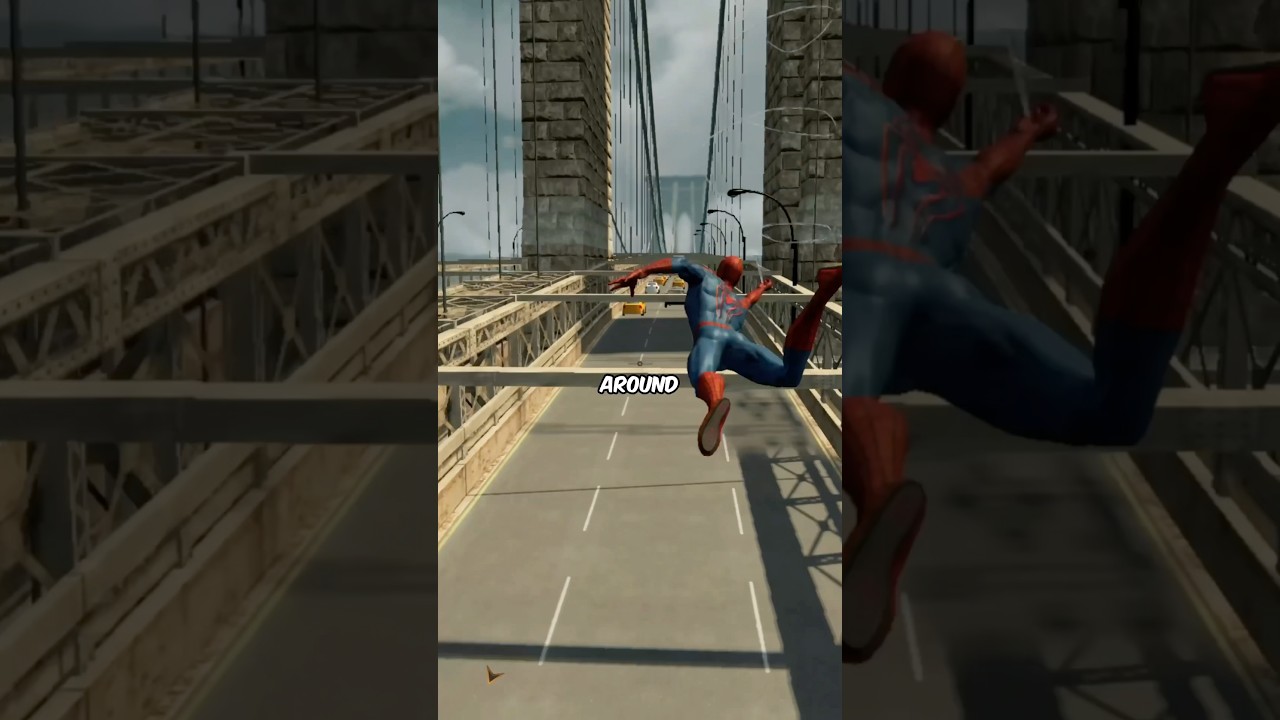 Исследование границ открытого мира Человека-паука #видеоигры #spiderman #webofshadows