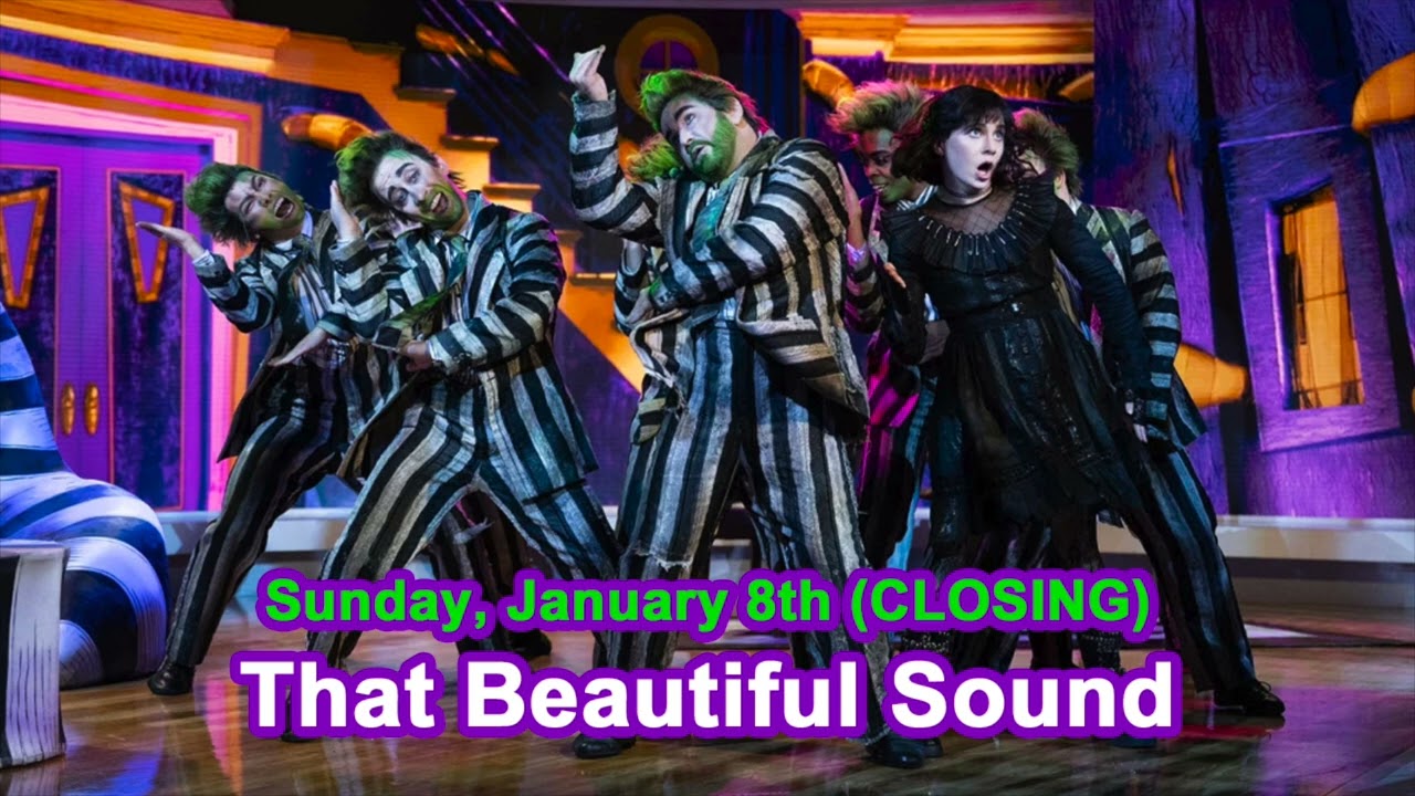 BEETLEJUICE on BWAY | That Beautiful Sound - January 8th, 2023 (CLOSING)