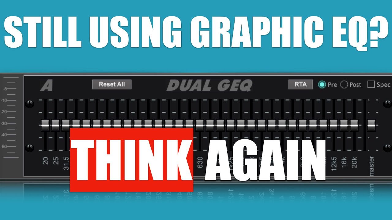 Are you STILL using Graphic EQ? | Graphic Equalizer from Behringer X32 measured in Smaart
