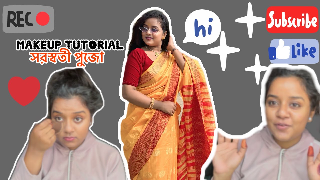 Makeup tutorial for puja, party’s, marriage function ♥️🌻🌈 #makeuptutorial #2026 #likeandsubscribe 