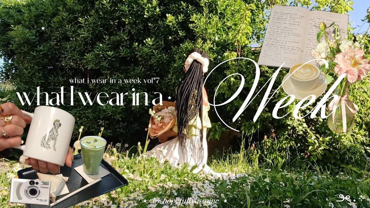 What I Wear In A Week 🧺| ootd vlog n°7: a productive week in my life, spring outfit ideas ౨ৎ ˖ ࣪⊹
