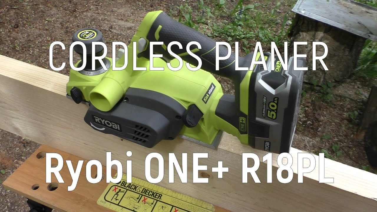Forget about wires evermore - cordless planer Ryobi ONE+ P611 (for Europe - R18PL)