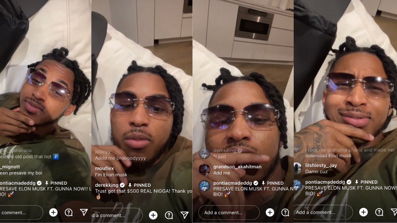 PontiacmadeDDG IG Live 2.15.22