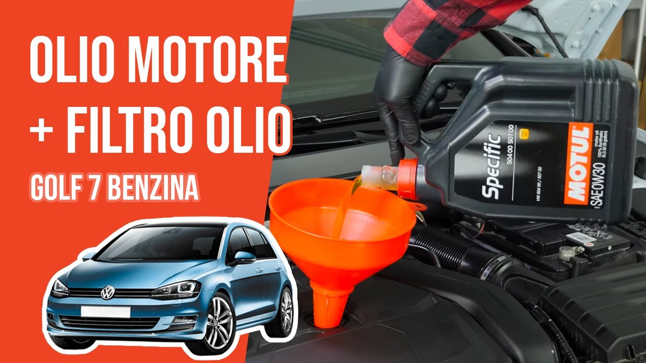 Cambio olio motore e filtro dell'olio Golf 7 1.5 TSI 🛢