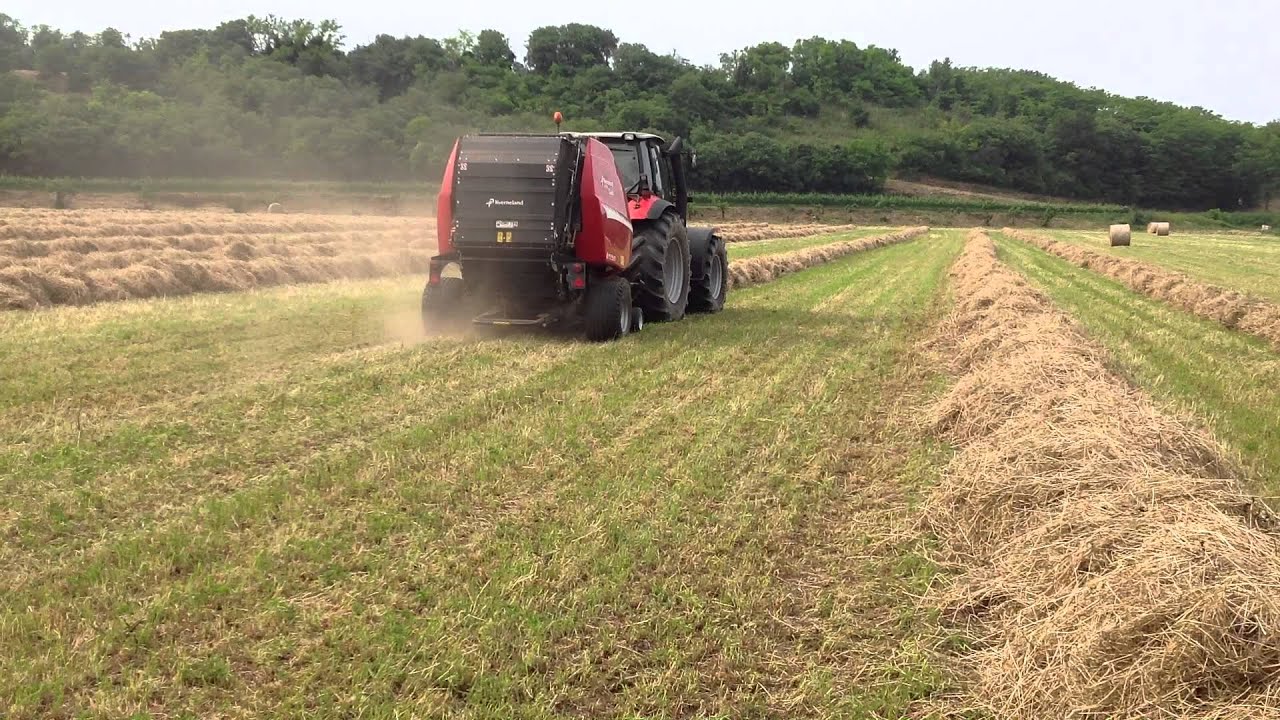 Battini Agri - Prova in campo di rotopressa Kverneland 6516 - parte 2/2