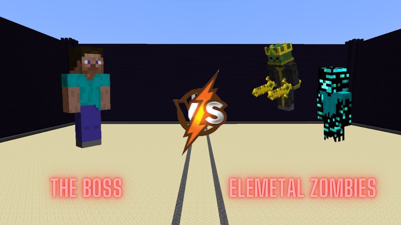 The Boss Vs. Elemental Zombies