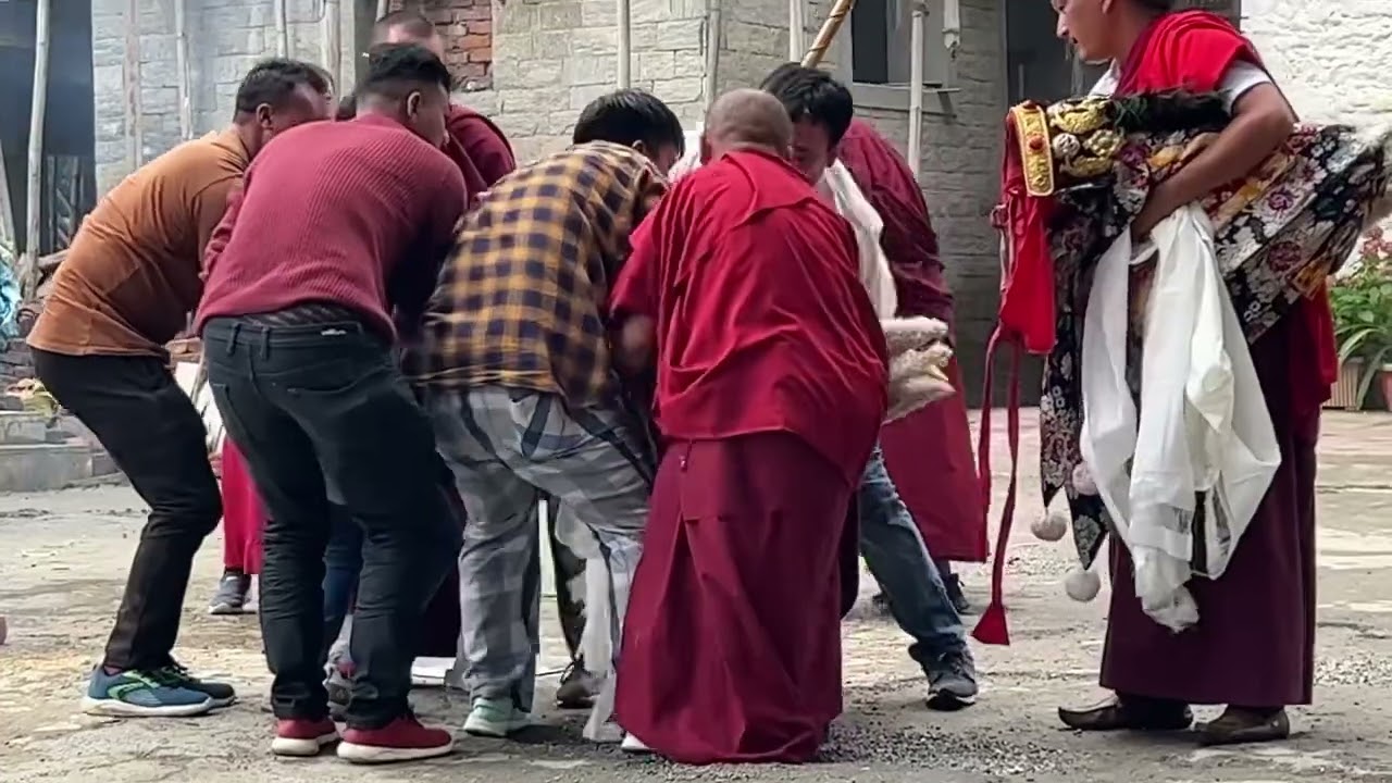 Today at lower gonpa zincha 🙏 prayer khuten la