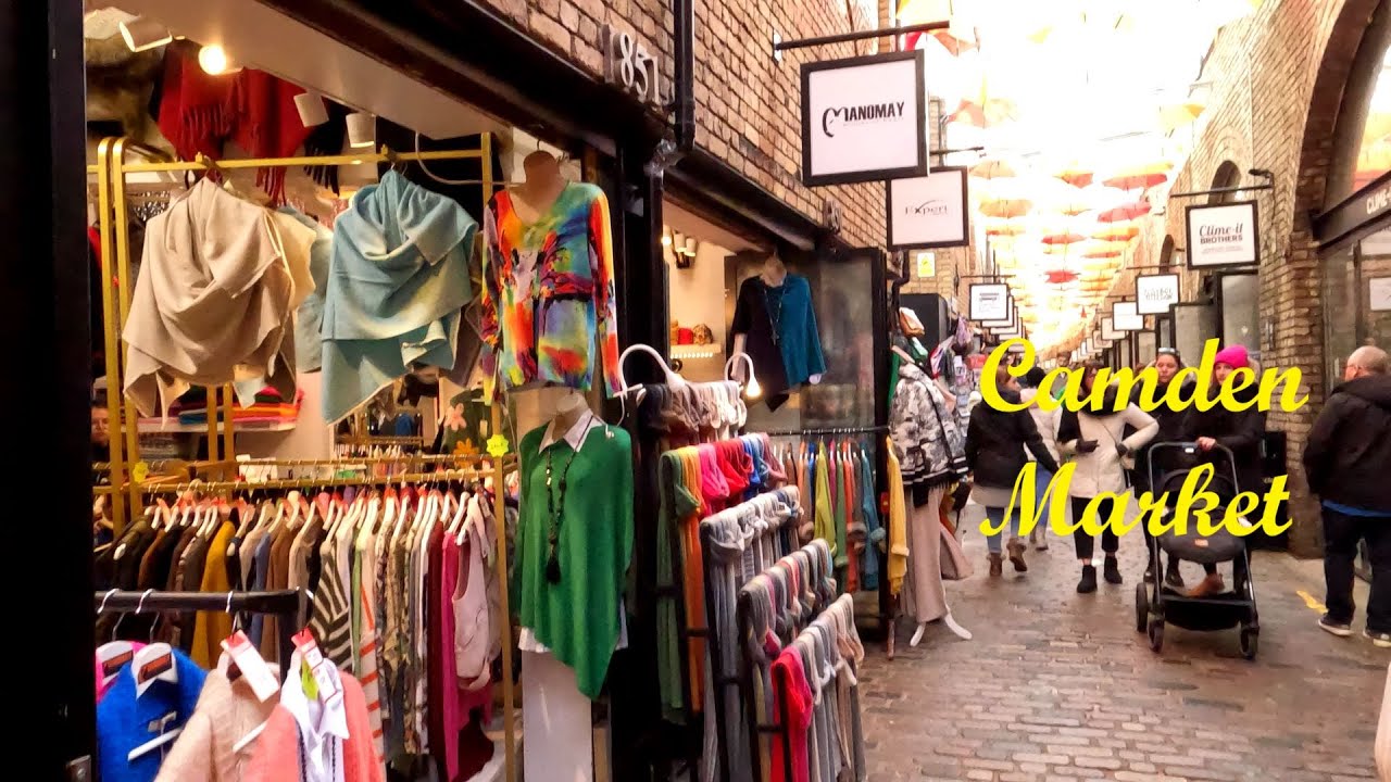 Camden Market - Camden Locks- Regent's Canal / London Markets /  Dew in the City Vlogs