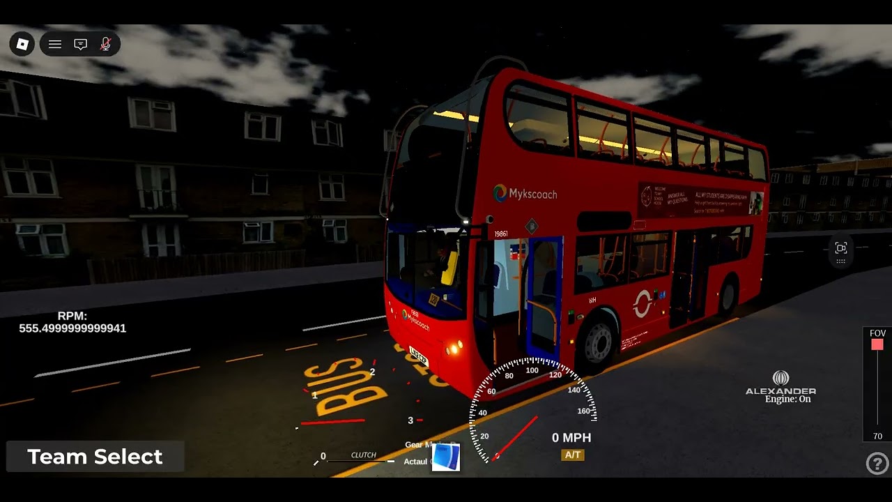 Roblox London & Docklands Driving a Rare E400 Stagecoach London 19861 on a Route 309 20/01/2026 1/2