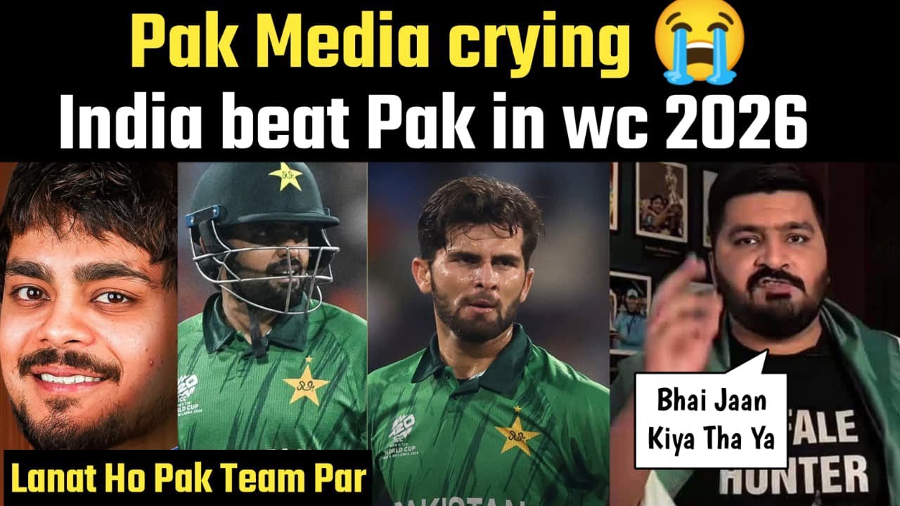 Pak Media Crying 😭 India Beat Pak by 61 Runs