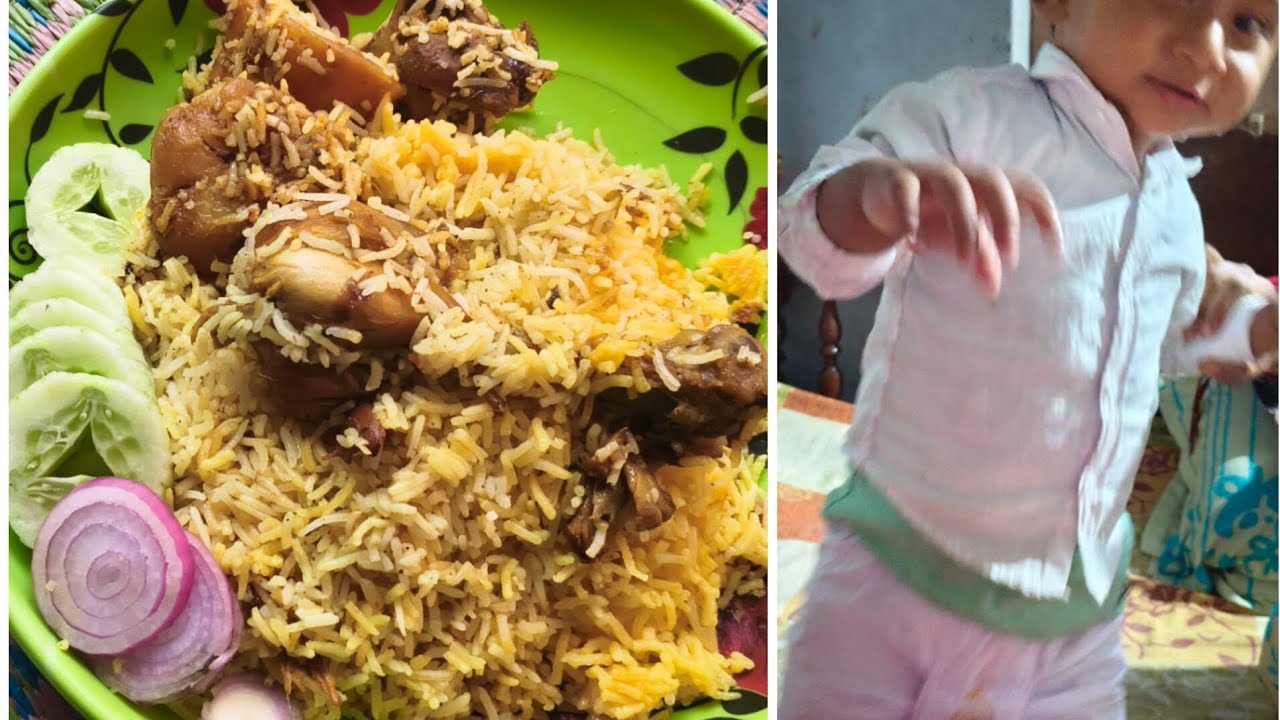 খুব কম সময়ে বাড়িতে থাকা উপকরণ দিয়ে আজ বিরিয়ানী বানিয়ে ফেললাম 🍳💕