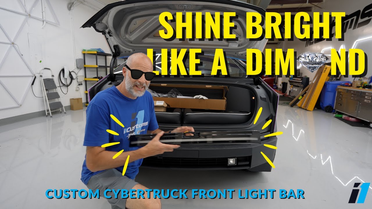 Make YOUR CUSTOM CYBERTRUCK shine BRIGHT like a DIMOND! - NEW LIGHT BAR!