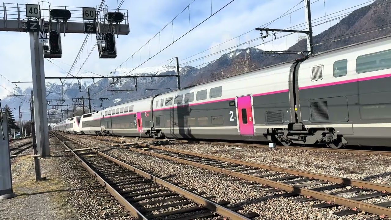 Le TVG INOUI 6419 départ ce 7 février à 11h12 en gare d’Albertville de Paris Gare de Lyon et en ……….