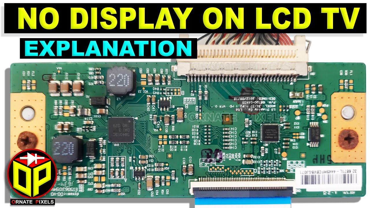 LED/LCD TV Repair Tutorial | VGH VGL HVDD voltage is missing, so there is no Display On The Screen