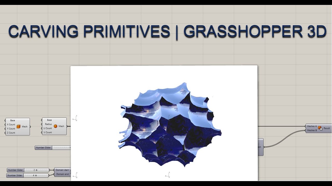 Mesh Carving | Grasshopper 3D
