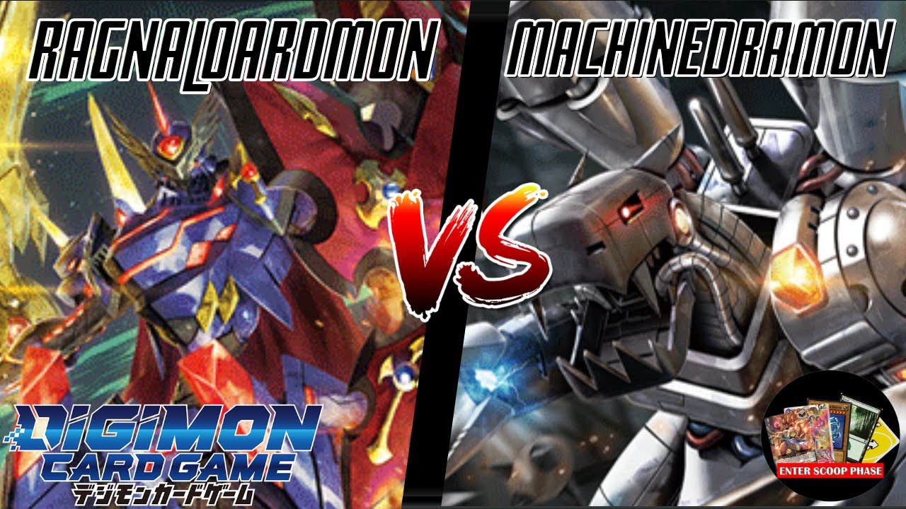 Ragnaloardmon Ace VS MachineDramon | Digimon TCG Gameplay
