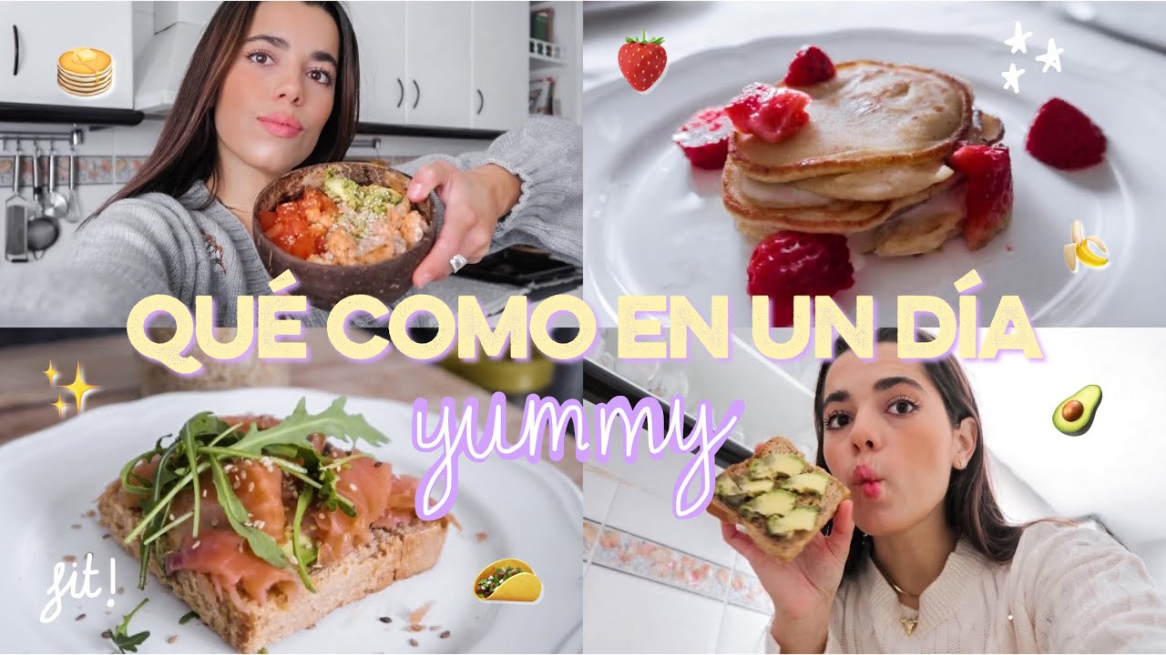 QUÉ COMO EN UN DÍA FIT 😋 recetas saludables fáciles | Museecoco