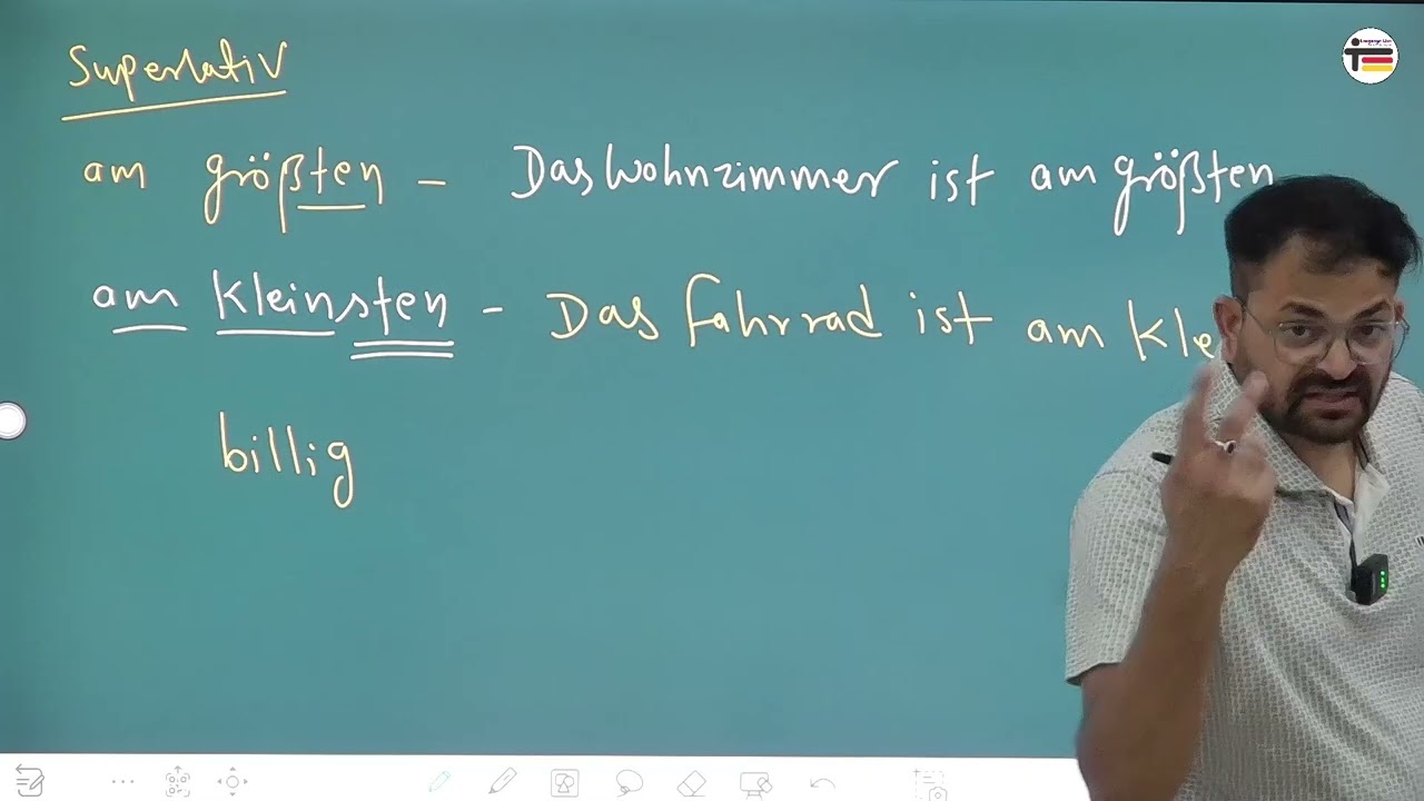 A1 Positiv-Komparativ-Superlativ | Learn German Grammar in Hindi | German Classes Jaipur