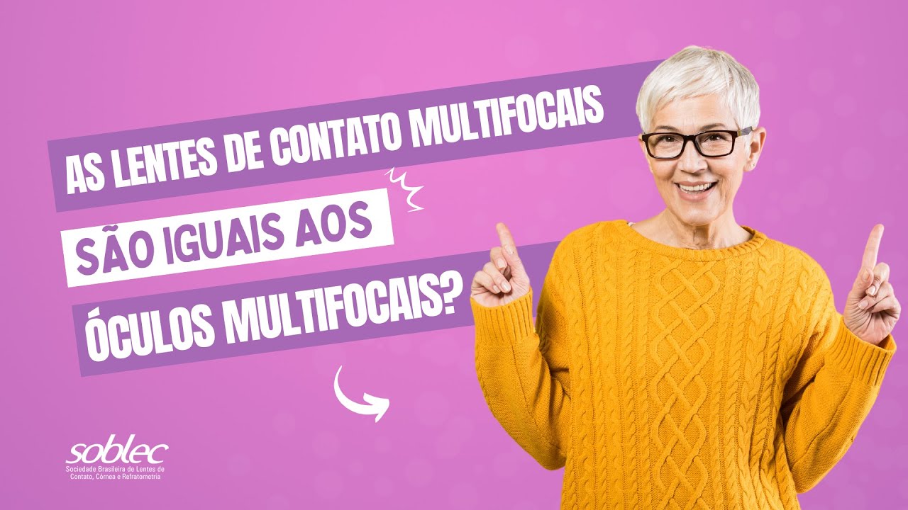 As lentes de contato multifocais são iguais aos óculos multifocais?
