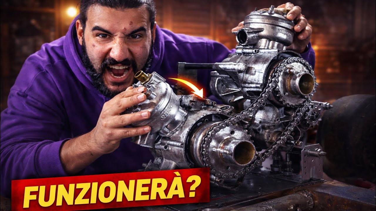 MONTIAMO il BICILINDRICO 140cc sul KART!! Ep3
