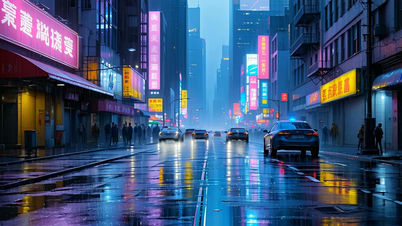 Neon Rain Dream 🌌 | 1 Hour of Chill 80s Synthwave Music