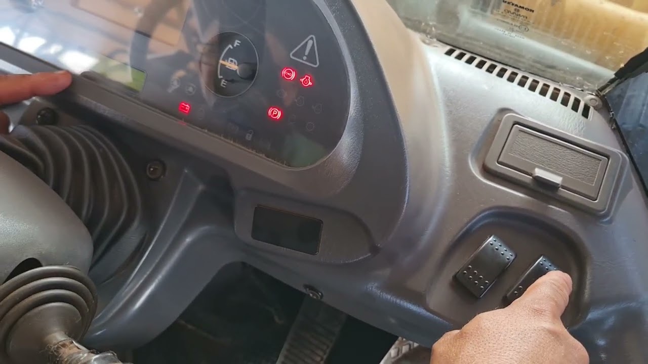 Atualização de revisão no computador de bordo da komatsu wa200 5