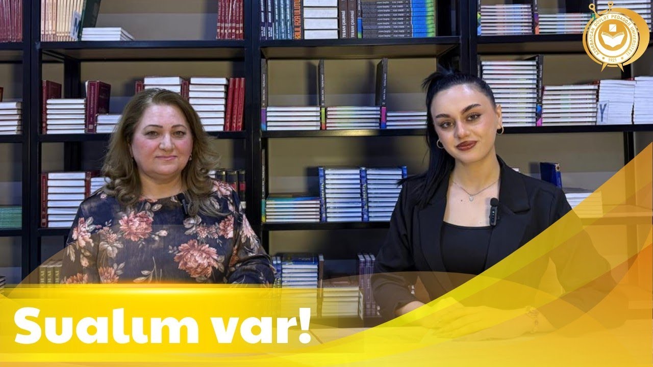 SUALIM VAR! | ZİNHARƏ HƏSƏNOVA (KİTABXANA-İNFORMASİYA MƏRKƏZİ BARƏDƏ)