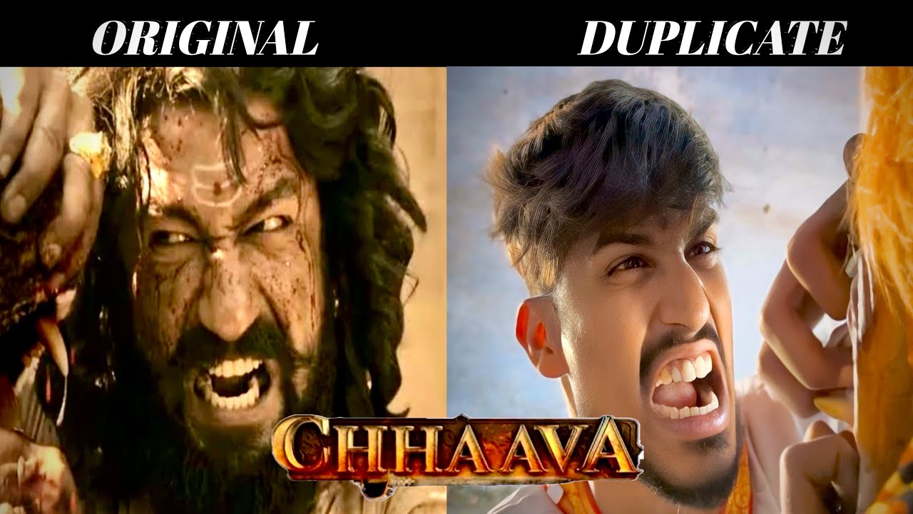 Chhaava spoof video | lion fight |Vicky Kaushal | RashmikaM | Akshaye K | Dinesh V | Laxman U |