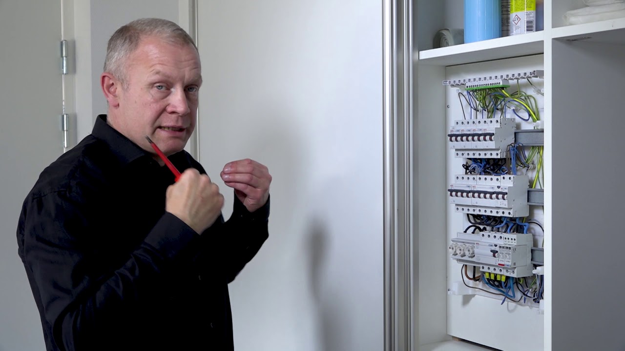 Ny gruppetavle og hovedjordklemme