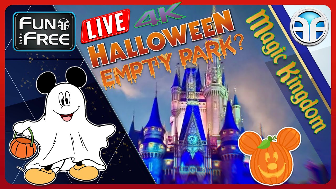 🔴 LIVE: YOU Pick! Magic Kingdom &mdash; The Park Is EMPTY Before Mickey's Not So Scary Halloween Party? 4K