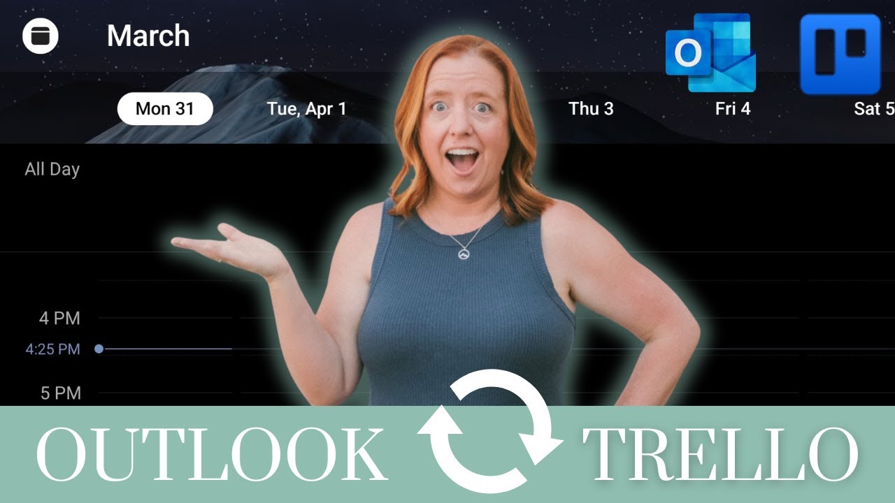 Как синхронизировать календарь Outlook с планировщиком Trello (простой способ!)