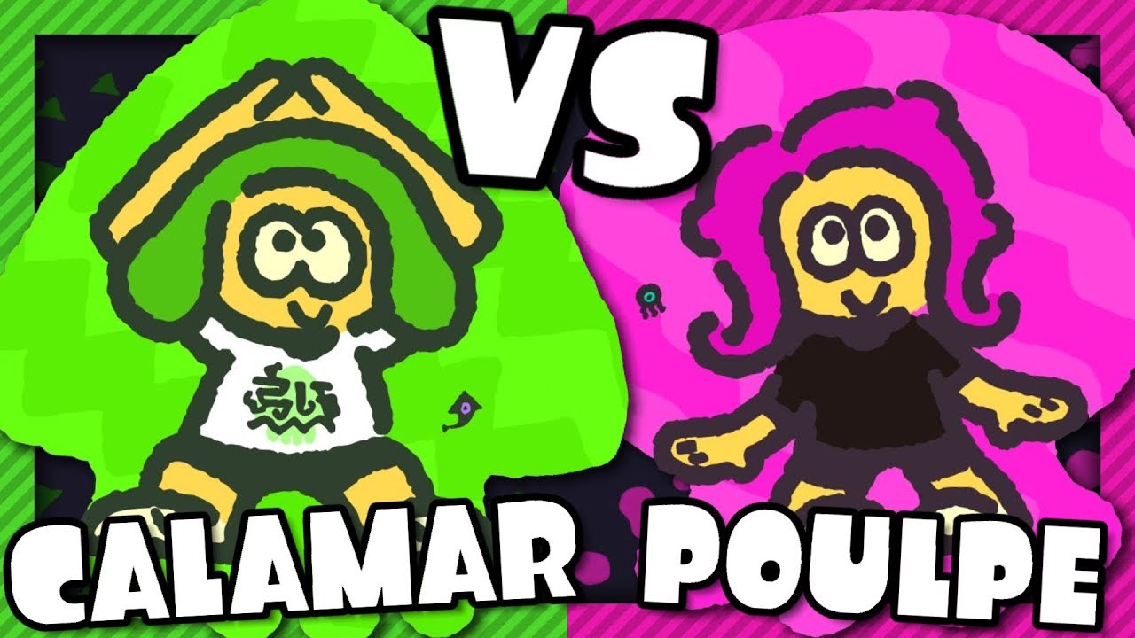 CALAMARS OU POULPES ? SPLATFEST SPLATOON 2 FR