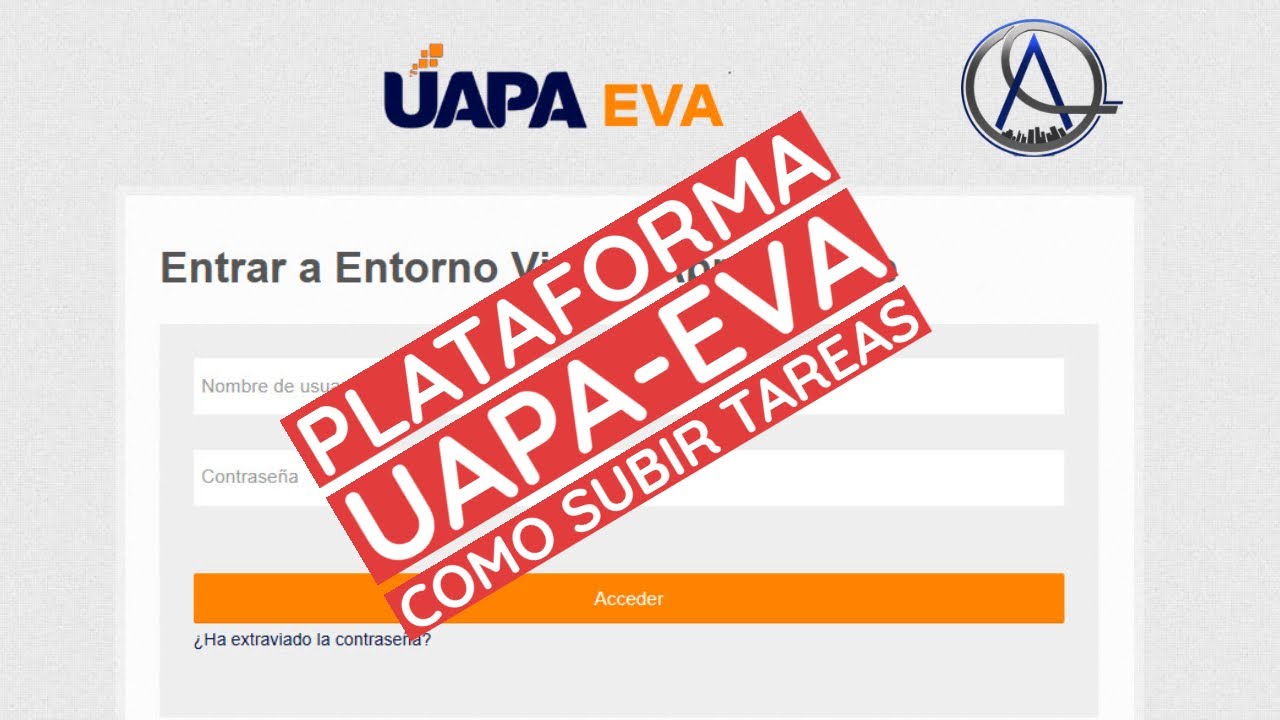 SUBIR TAREAS A PLATAFORMA UAPA-EVA