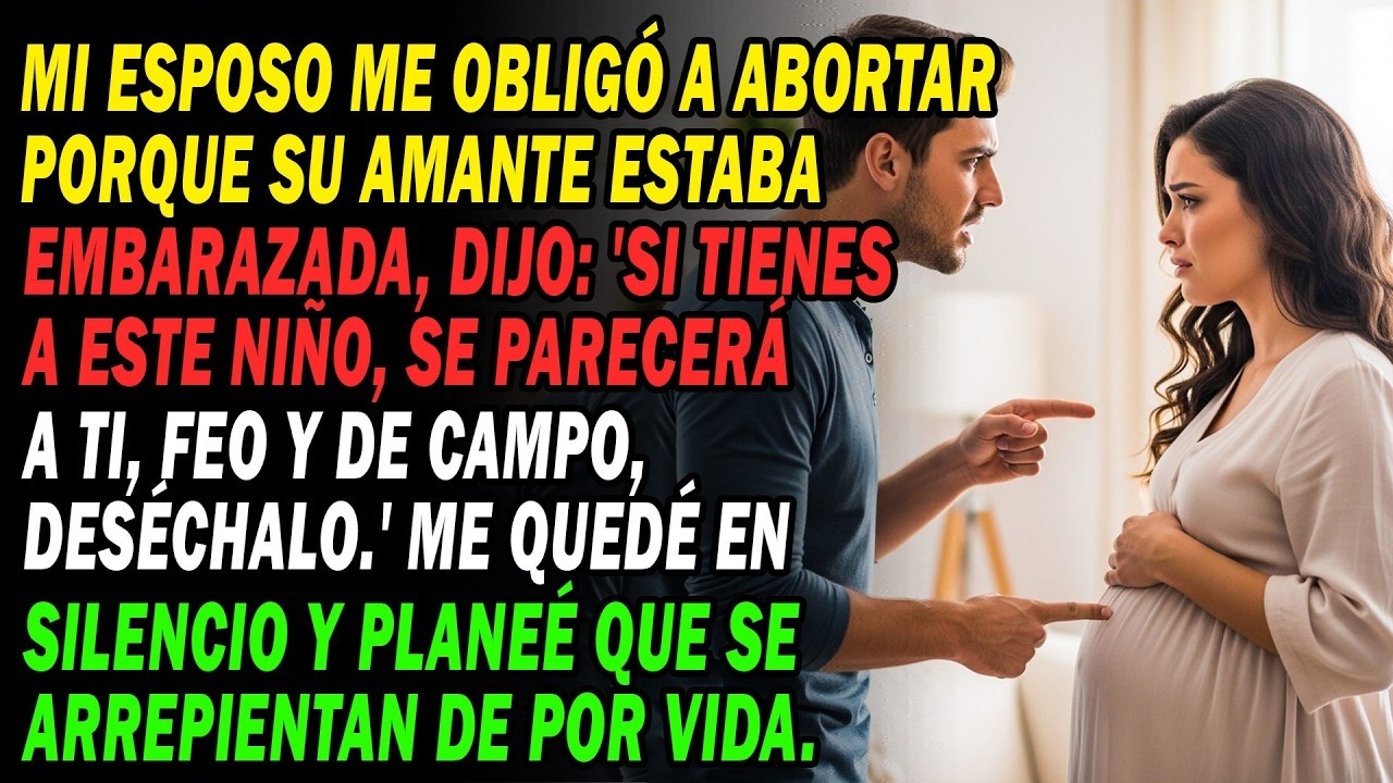 _¡Hazte Un Ab_rto, No Quiero Tener Un Hijo Con Alguien Como Tú, Una Provinciana!_ ¡Gritó Mi Esposo!😓