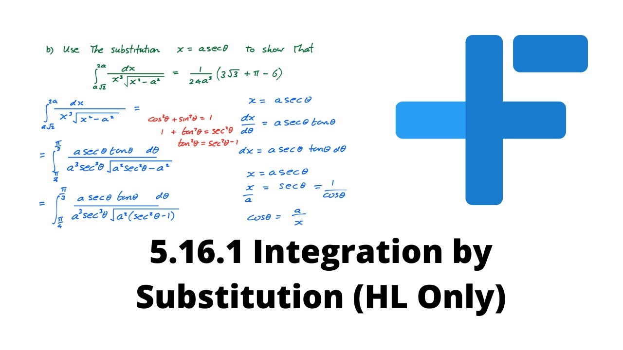 5.16.1 Integration by Substitution (HL Only) | IB Math AA | Mr. Flynn IB