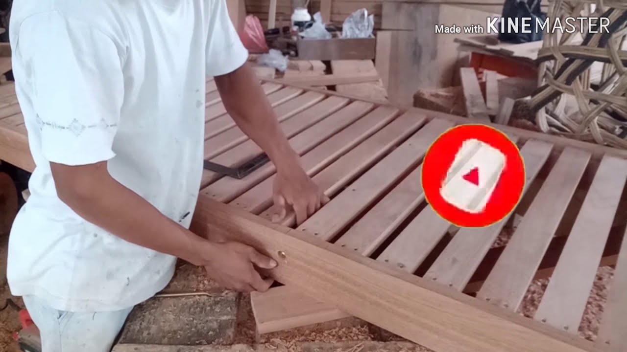 CARA BUAT KURSI SANTAI || KURSI PANTAI DARI KAYU SOLID