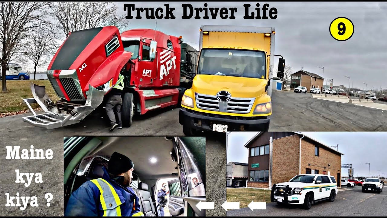 Toronto Police Caught my Truck & sitting in POLICE CAR | Trucking vlog