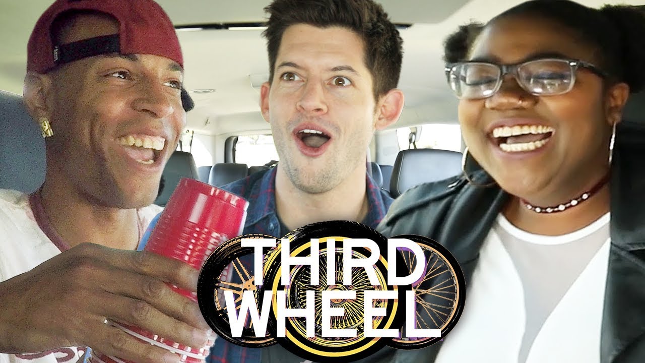 Cup Stack Challenge! | THIRD WHEEL w/ Lauren Elizabeth & Hunter March