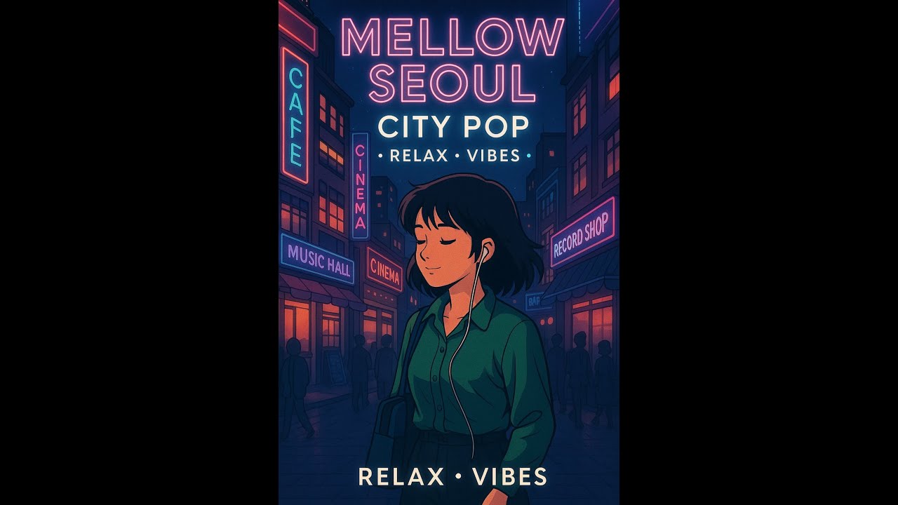 Mellow Seoul LoFi &ndash; Korean Citypop Vibes | 1980s Myeongdong Night
