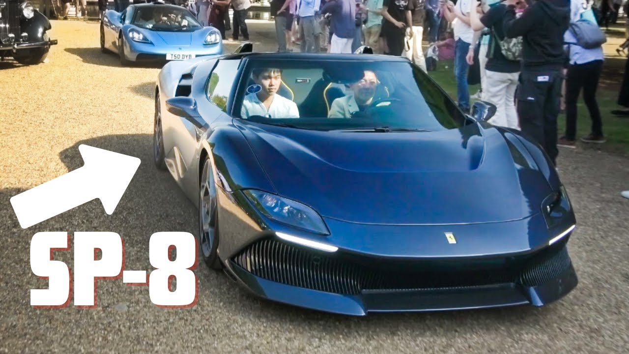 &euro;4Million ONE-OFF ferrari SP-8 steals the car show!