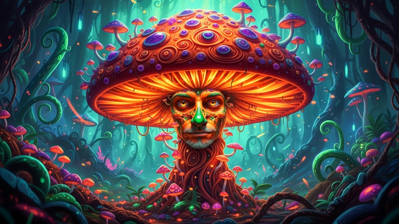 Psychedelic Trance: Deep Jungle Hallucinations 🌿 Magic Mushroom Journey (2026 Edit) | AI Visuals