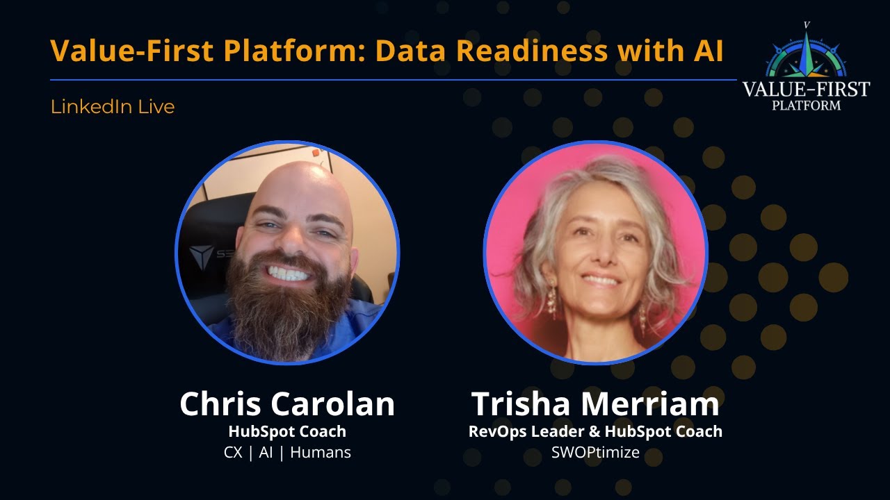 Value-First Platform: AI Data Readiness w/ Trisha Merriam - Leadership Role