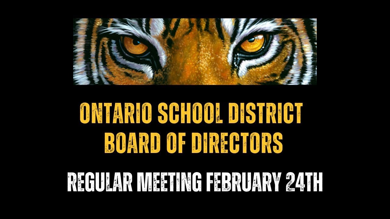 February 24th School Board Meeting