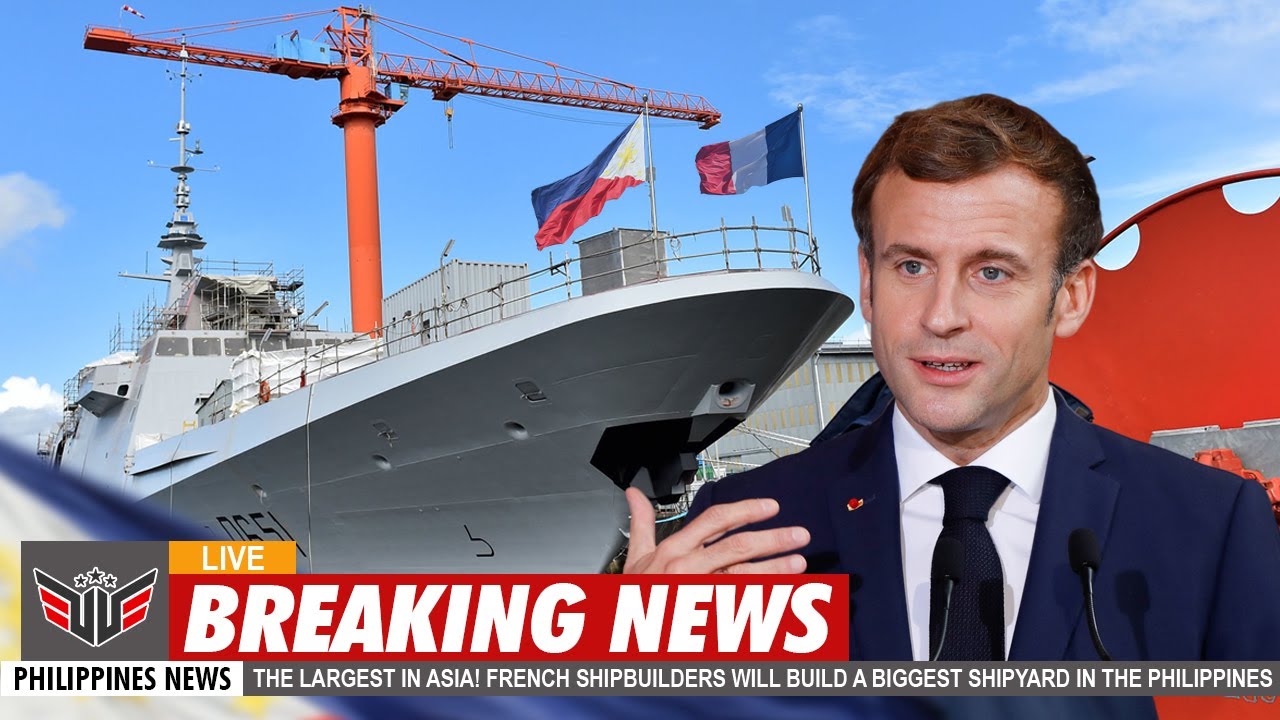 The largest in Asia! French shipbuilders will build a Biggest shipyard in the Philippines